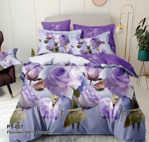 КПБ Поплин на резинке Арт. PT-807